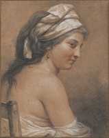 Free download Study of a Seated Woman Seen from Behind (Marie-Gabrielle Capet) free photo or picture to be edited with GIMP online image editor