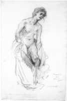 Free download Study of Nude Figure with Drapery free photo or picture to be edited with GIMP online image editor