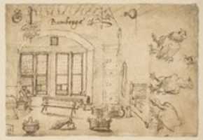 Free download Study sheets with sketches of interiors, animals, sculpture, figures, notes free photo or picture to be edited with GIMP online image editor