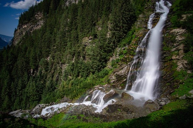 Bezpłatne pobieranie Stuibenfall Waterfall Nature - bezpłatne zdjęcie lub obraz do edycji za pomocą internetowego edytora obrazów GIMP