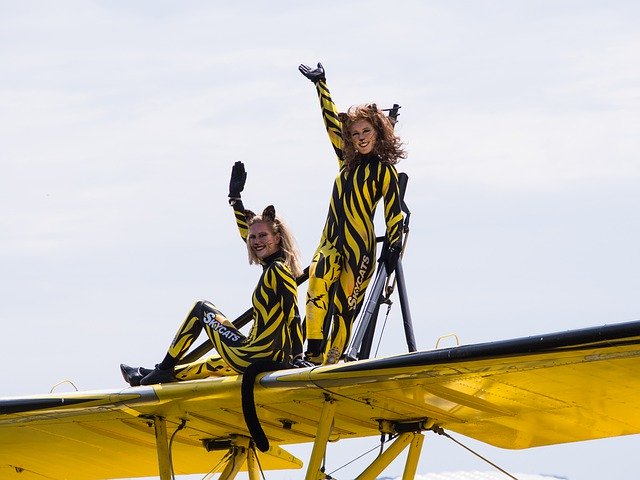 Muat turun percuma Stunts The Plane Shows - foto atau gambar percuma untuk diedit dengan editor imej dalam talian GIMP