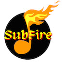 SubFire Player for SubSonic  screen for extension Chrome web store in OffiDocs Chromium