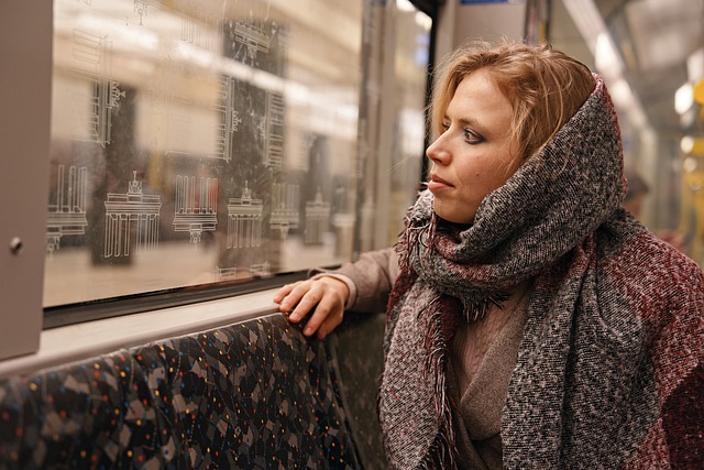 Free download subway train metro urban woman free picture to be edited with GIMP free online image editor