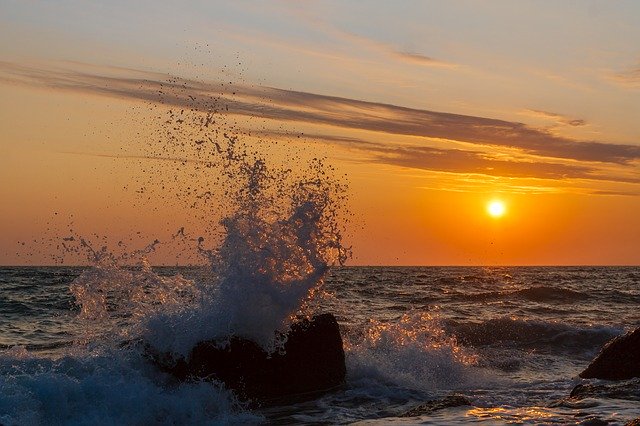 Free download Summer Wave Sea -  free photo or picture to be edited with GIMP online image editor