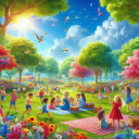 Summer Wonderland  screen for extension Chrome web store in OffiDocs Chromium