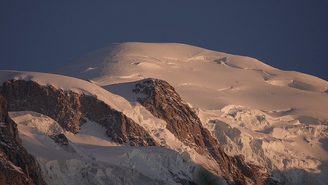 Free download Summit Mont Blanc Chamonix -  free photo or picture to be edited with GIMP online image editor