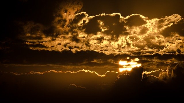 Libreng download Sun Clouds Sunset - libreng larawan o larawan na ie-edit gamit ang GIMP online na editor ng imahe