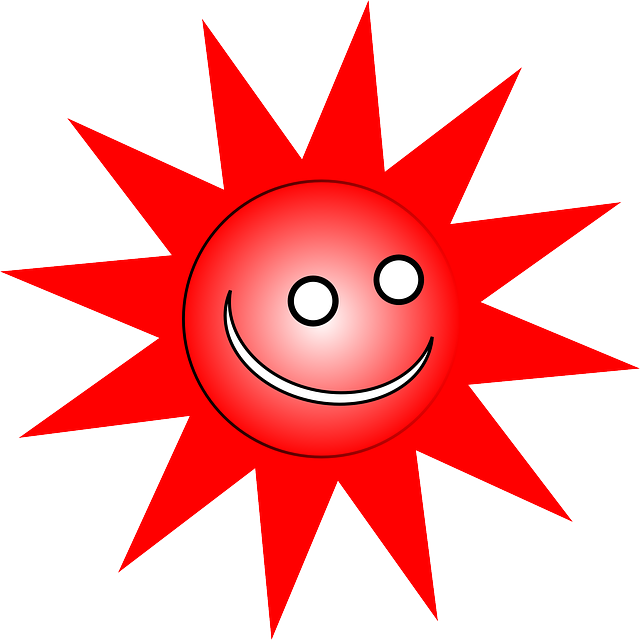ดาวน์โหลดฟรี ดวงอาทิตย์ มีความสุข ยิ้ม - กราฟิกแบบเวกเตอร์ฟรีบน Pixabay