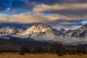 Free download Sunlight on The Sierra Nevadas Mount Basin. Eastern Sierra. free photo or picture to be edited with GIMP online image editor