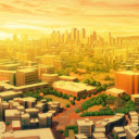 Sunrise Cityscape  screen for extension Chrome web store in OffiDocs Chromium