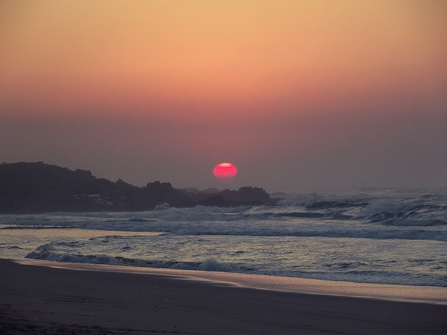Muat turun percuma Sunrise Lucien Beach Margate South - foto atau gambar percuma untuk diedit dengan editor imej dalam talian GIMP