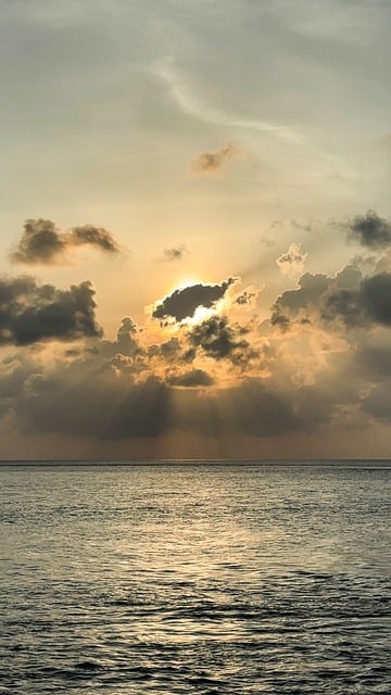 Free download sunrise nature landscape sky ocean free picture to be edited with GIMP free online image editor