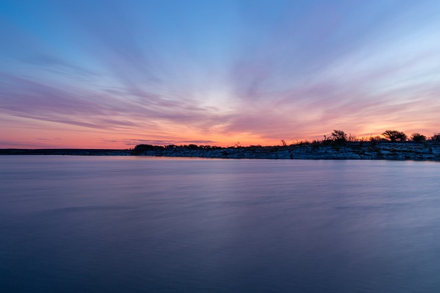 Free download sunrise reservoir dam sky nature free picture to be edited with GIMP free online image editor