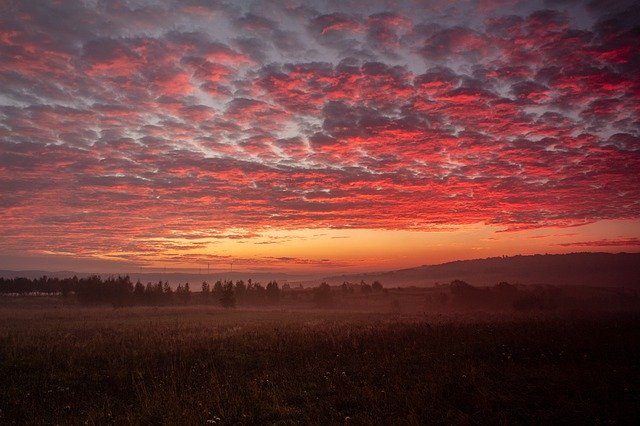 دانلود رایگان Sunrise Sky Red - عکس یا تصویر رایگان قابل ویرایش با ویرایشگر تصویر آنلاین GIMP