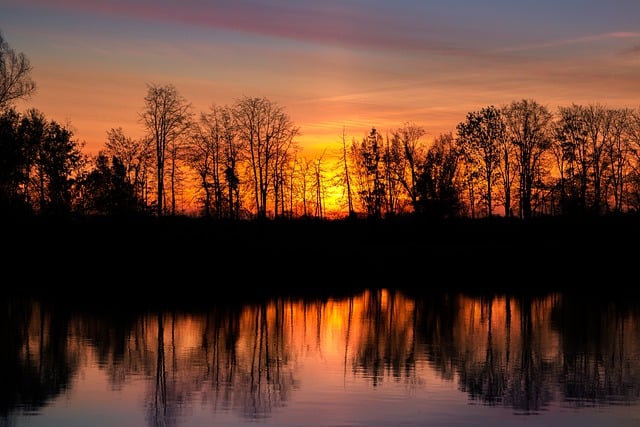 Free download sunrise sun nature flow weser free picture to be edited with GIMP free online image editor