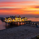 Sunset at the Pier  screen for extension Chrome web store in OffiDocs Chromium