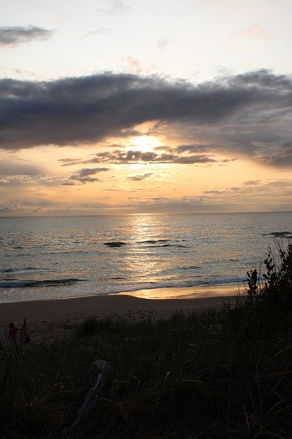 Free download Sunset Baltic Sea States -  free photo or picture to be edited with GIMP online image editor