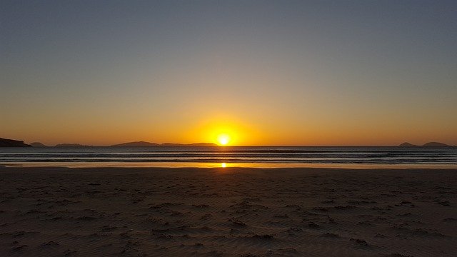 Download gratuito di Sunset Beach Australia: foto o immagini gratuite da modificare con l'editor di immagini online GIMP