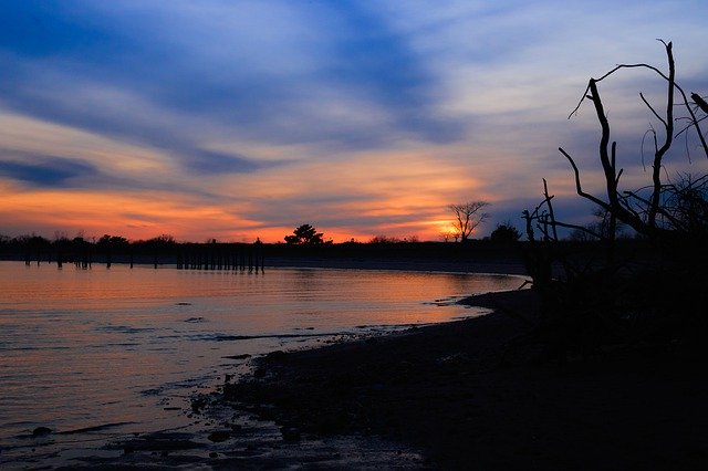 Téléchargement gratuit Sunset Beach Landscape Staten - photo ou image gratuite à éditer avec l'éditeur d'images en ligne GIMP