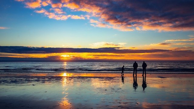 Template Photo Sunset Beach Lofoten -  for OffiDocs