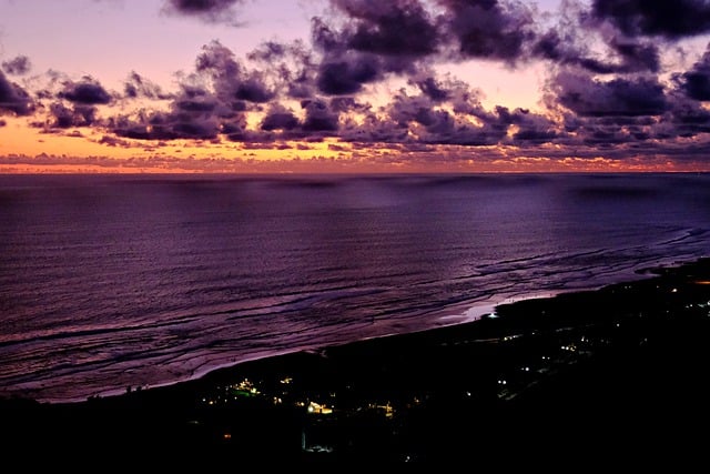 Free download sunset beach ocean cloud sky free picture to be edited with GIMP free online image editor
