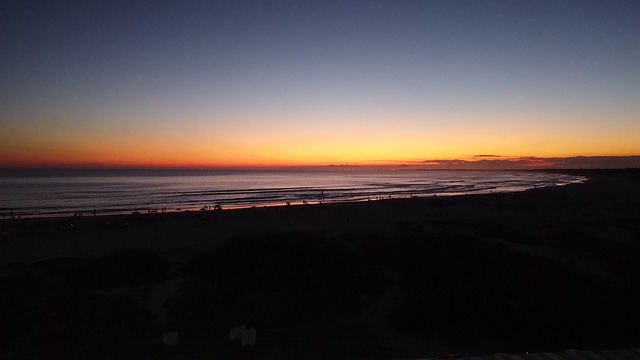 Free download sunset beach sea horizon sky free picture to be edited with GIMP free online image editor