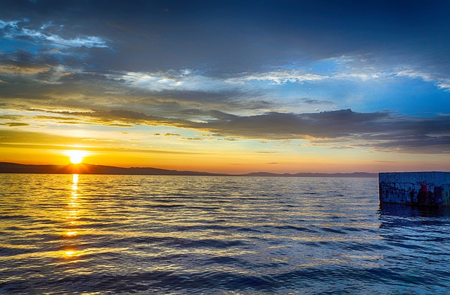 Free download sunset beach sea twilight sky free picture to be edited with GIMP free online image editor
