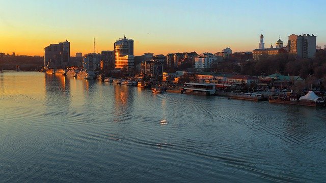 Unduh gratis sunset city river tanggul mv gambar gratis untuk diedit dengan editor gambar online gratis GIMP