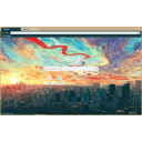 Sunset Cityscape  screen for extension Chrome web store in OffiDocs Chromium