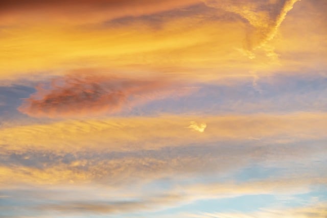 Free download sunset clouds orange sky dusk free picture to be edited with GIMP free online image editor
