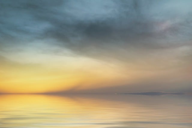Free download sunset clouds sea mist water free picture to be edited with GIMP free online image editor