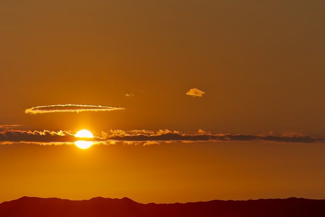 Free download sunset clouds sun heaven mountains free picture to be edited with GIMP free online image editor