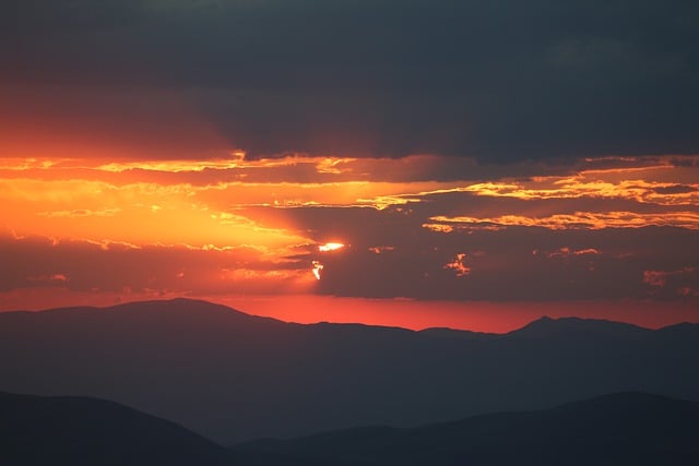 Free download sunset colors evening sunset sun free picture to be edited with GIMP free online image editor
