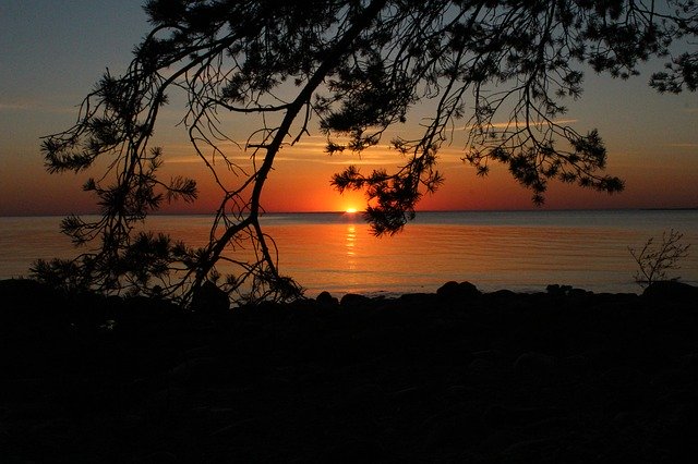 Template Photo Sunset Estonia Sky for OffiDocs