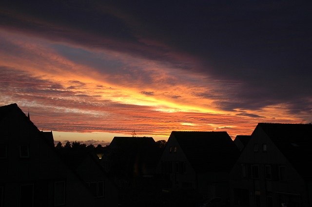 Free download Sunset Evening Red Colors -  free photo or picture to be edited with GIMP online image editor