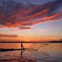 Sunset Fisherman  screen for extension Chrome web store in OffiDocs Chromium