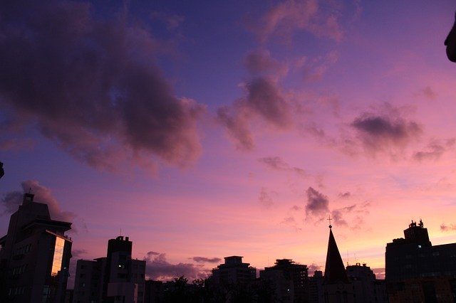 Free download Sunset Florianópolis Clouds -  free photo or picture to be edited with GIMP online image editor