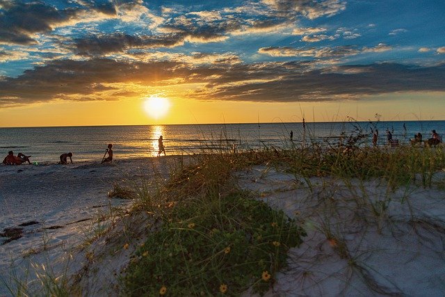 Unduh gratis Sunset Florida Sky - foto atau gambar gratis untuk diedit dengan editor gambar online GIMP