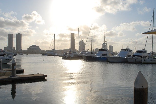 Free download Sunset Glow Yacht -  free photo or picture to be edited with GIMP online image editor