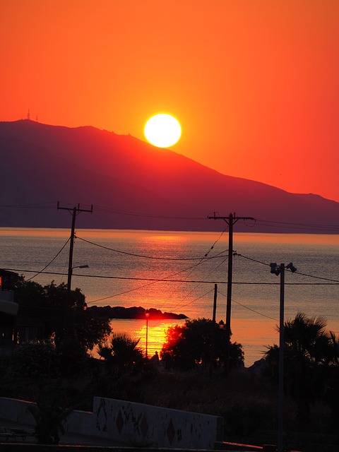 Free graphic sunset kos greece holiday sun to be edited by GIMP free image editor by OffiDocs