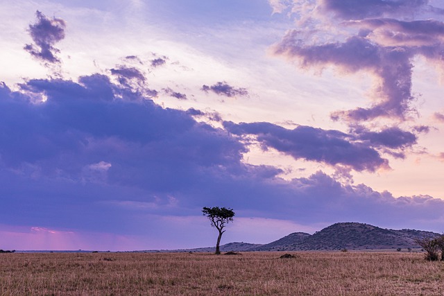 Free download sunset maasai mara mountains free picture to be edited with GIMP free online image editor