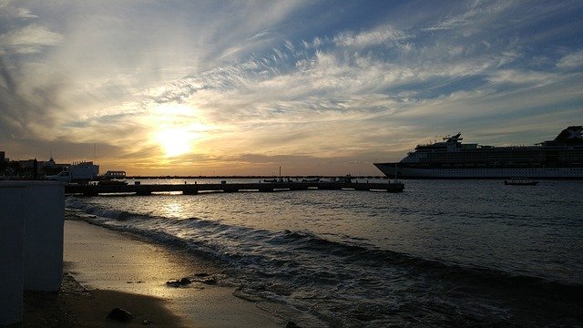 Téléchargement gratuit de Sunset Mexico Sky - photo ou image gratuite à modifier avec l'éditeur d'images en ligne GIMP