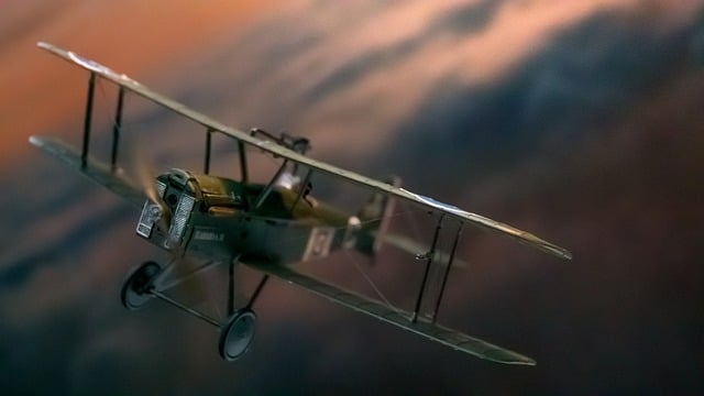 Free graphic sunset miniature plane plane model to be edited by GIMP free image editor by OffiDocs