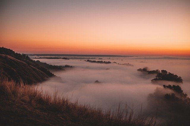 Free download sunset nature dusk outdoors travel free picture to be edited with GIMP free online image editor