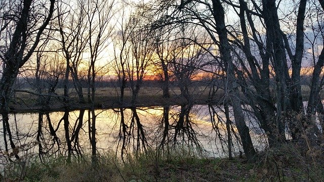 무료 다운로드 Sunset Nature Reflection - 무료 사진 또는 GIMP 온라인 이미지 편집기로 편집할 사진