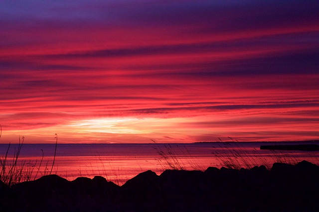 Unduh gratis gambar matahari terbenam alam laut laut langit gratis untuk diedit dengan editor gambar online gratis GIMP
