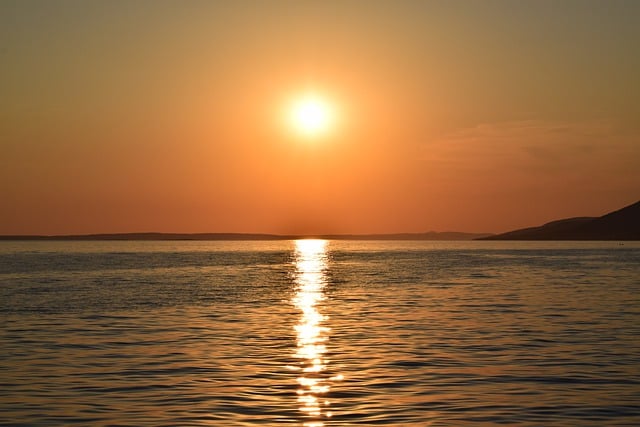 Free download sunset nature sea sky adriatic free picture to be edited with GIMP free online image editor