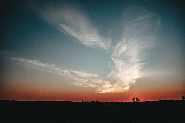 Free download sunset nature sky clouds twilight free picture to be edited with GIMP free online image editor