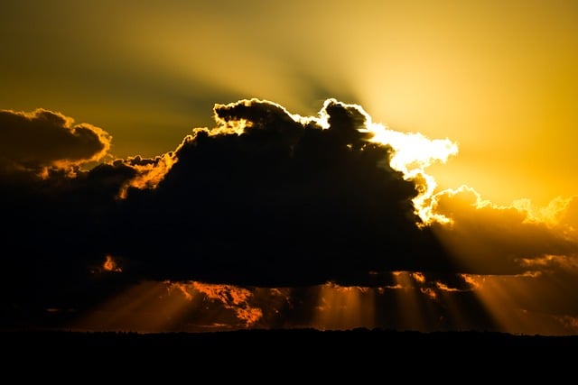 Free download sunset nature sky landscape dusk free picture to be edited with GIMP free online image editor