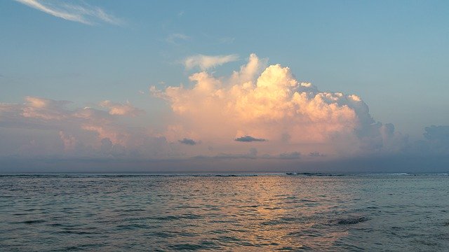 Descarga gratuita Sunset Ocean Sky: foto o imagen gratuita para editar con el editor de imágenes en línea GIMP